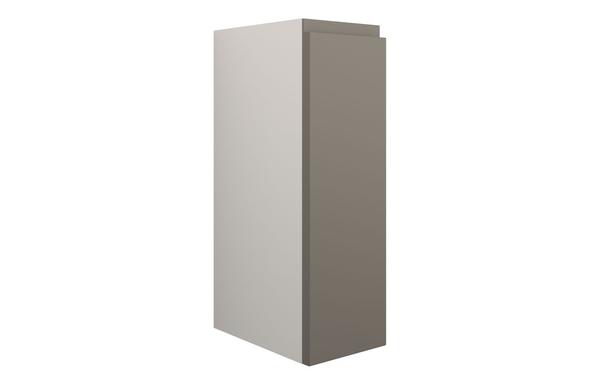 Clarence 200mm Standard Toilet Roll Unit - Matt Stone (Grey Cab)